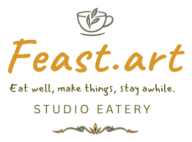 Feast.art Studio Eatery Logo